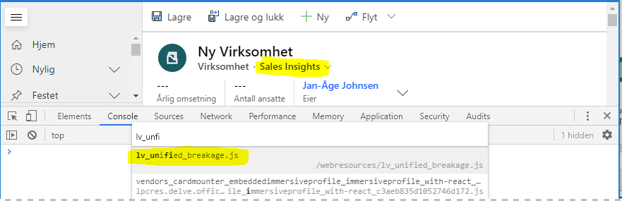 Chrome DevTools - searching for a script file with CTRL-P